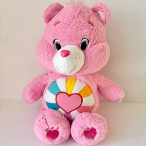 Care Bears Hopeful Heart Bear Jumbo 21” 2015 Plush Stuffed Animal